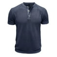 thumbnail image 5 of Summer Fashion Oversize Shirts for Mens 2025 Short-Sleeve Beefy Muscle Basic Solid Color Blouse Tee Shirt Top Short Sleeve Round-Neck Blouses Shirts, 5 of 5