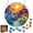 E, variant on Acrylic Puzzles Window Hanging – 7.4 Inch Sun Catcher with Colorful Light Projection, DIY Puzzle Garden Decor, Double-Sided Transparent, Gift for Women, Home, Garden Hanging (1 Set)