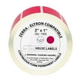 thumbnail image 2 of HOUSELABELS 2" x 1" Red Barcode Labels on 1" Core Compatible With Zebra and Rollo Printers, 16 Rolls / 1,300 Labels per Roll, 2 of 8
