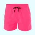 thumbnail image 4 of Lycaql Speedo Swimsuit Men Sports Net Beach Shorts Dry Quick With Inner Casual Pants Men's Shorts Men's Swimwear(Hot Pink,S), 4 of 4