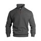 thumbnail image 5 of pstuiky camisas de manga larga para hombre, Blusa/camiseta informal y moderna de terciopelo de punto con cuello alto y cremallera para hombre, de color liso Tops casuales para hombres l, 5 of 6