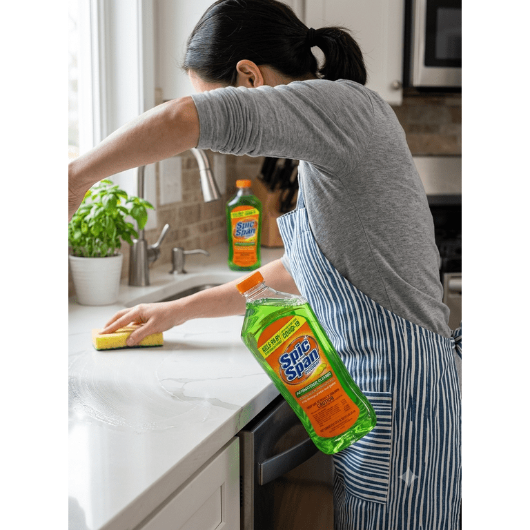 ※ココナミ※ 【Spick &Span】 Spic & Span, Multipurpose Liquid Cleaner, 20oz, Citrus Scent, 6