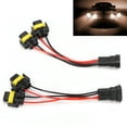 thumbnail image 1 of Fog Light Splitter Wiring Harness, H11/H8 2-Way Splitter Wire 2pcs PVC  For Modification, 1 of 8