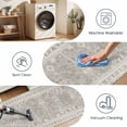 thumbnail image 3 of Washable Kitchen Runner Rug 2x5 ft, Modern Vintage Soft Low Profile Non Slip Rug with PVC Backing, Farmhouse Vintage Carpet for Kitchen Sink, Hallway, Laundry Room, 3 of 6