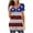 White, variant on Ecqkame American Flag Shirt Tops Womens 4th of July T-Shirts Women's Independence Day Patriotic V-neck Button-down Meat Covered Short Sleeve Tops Blue XXL