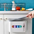 thumbnail image 3 of Dontodent Bolsa de almacenamiento de basura Caja de basura Dispensador de bolsas Autoadhesivo Montado en la pared Bolsa de plástico Soporte de bolsa Bolsa de comestibles para el hogar Cocina Baño, Blanco - Blanco Kuyhfg Sin marca, 3 of 5