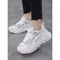 thumbnail image 5 of GLYGML Women's Chunky Platform Sneakers Breathable Mesh Dad Shoes Non-Slip Thick Sole for Daily Casual Wear & Street Style, 5 of 5