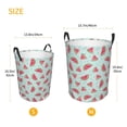 thumbnail image 5 of Xecao Watermelon Print Laundry Hamper Basket,designed for Blanket Storage and Nursery Clothes in the Bedroom, 5 of 8