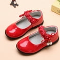 thumbnail image 5 of Otqutp Girls Sneaker Girl Shoes Small Leather Shoes Single Shoes Children Dance Shoes Girls Performance Shoes for 3 to 12 Years, 5 of 9