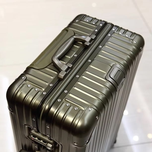 Maleta de cabina COLENARA, caja de embarque de aleación de aluminio y magnesio, cubierta de carrito de negocios de gran capacidad, equipaje de 20 "24" 26 "28 pulgadas