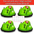 thumbnail image 5 of Kidzone DIY Number 6V Kids Toy Electric Ride On Bumper Car Vehicle Remote Control 360 Spin ASTM-certified 1.5-6 Years, 5 of 7