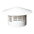 thumbnail image 3 of Sltwyw Chimney Cap Cover with Screen - Roof Vent Rain Guard Spark Arrestor Stainless Steel Chimney Topper, 3 of 5