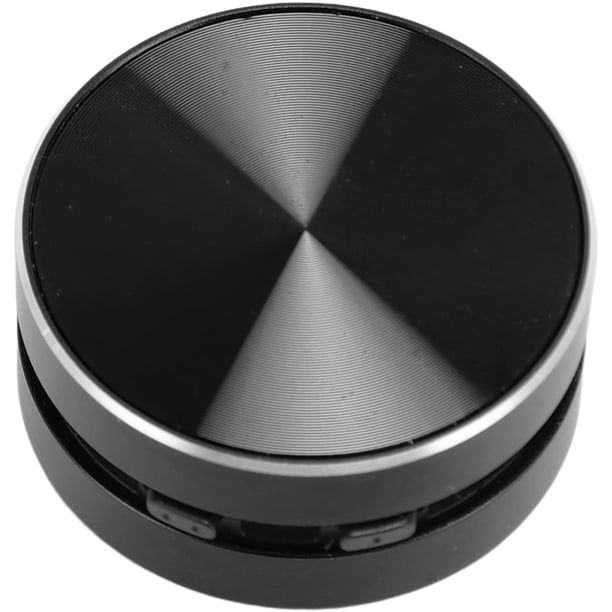 Yosoo Health Gear Altavoz de Conducción de Huesos, Inalámbrico Altavoz Dual Altavoz Estereo Sono Sonido Creative Portátil de Mini Tamaño Musicales de Reproductor de Micrófono para Automóvil de,BLACK