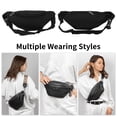 thumbnail image 2 of Unique Bargains 1 Pc Stylish Sports Waist Bag Minimalist Fanny Pack for Sports Black, 2 of 6