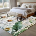 thumbnail image 5 of Summer Botanical Large Area Rugs for Bedroom Living Room, Soft Non Slip Carpet Bedside Rug, White Daisy Botanical Bee Farmhouse Rectangular Floor Cover Kitchen Accent Rug 6'x9' for Dining Room/Office, 5 of 9