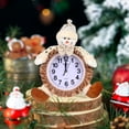 thumbnail image 1 of Decoraciones navideñas, adornos para árboles de Navidad, regalos de Navidad, relojes despertadores, reloj despertador navideño, reloj de muñeca de Nochebuena, reloj decorativo, reloj navideño, 1 of 6
