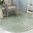 thumbnail image 2 of SAFAVIEH Adirondack Caitriona Geometric Squares Area Rug, Sage/Ivory, 10' x 10' Round, 2 of 11