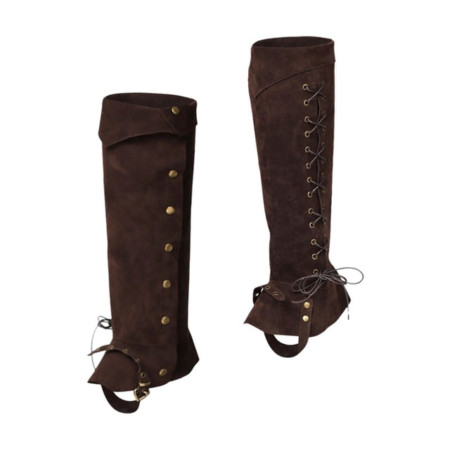 Cubiertas para botas de pirata Botas de pirata Tops Cubierta de zapatos para fiesta temática Cosplay Marrón Yuyangstore Cubrebotas Pirata