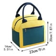 Clearance Lunch Bag Reusable insulated Lunch Bag with Side Pocket Leak