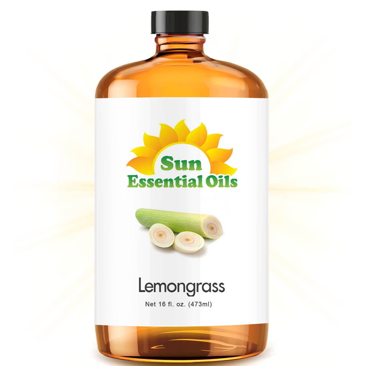 Sun Essential Oils 16oz Lemongrass Essential Oil 16 Fluid Ounces