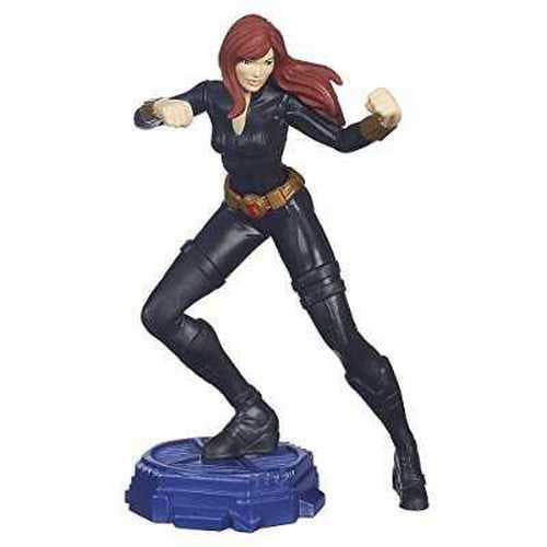 YWEIWEI Black Widow Action Figure Avengers Hero Boxed Statue 15cm