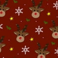 thumbnail image 3 of EGNMCR Hauts de Soins Infirmiers pour Femmes, Uniforme de Travail Imprimé de Noël, Manches Courtes, Col en V, Blouse de Travail avec Poches, Costumes de Noël, 3 of 4