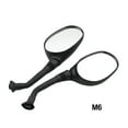 thumbnail image 4 of 1Pair Left/Right Electric Bicycle Rearview Mirrors Black 3D 6mm/8mm Bike Cycling Clear Wide Range Back Sight Rearview Reflector, 4 of 9