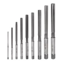 Uxcell 9pcs Hand Reamers Set 2mm-10mm H8 Metric Alloy Steel Reamer Bit Straight Flutes Reaming Tool