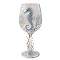 thumbnail image 2 of BUDAO00 Ocean Wine Glass, Seahorse Decorative Stemmed Goblet with 3D Sea Life Design and Coastal Style, Novelty Drinkware for Wine, Table Settings, Beach House Decor and Ocean Lovers, 2 of 6