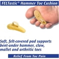 thumbnail image 2 of PediFix Beige Hammer Toe Crest Large Pull-On for Right Foot 8154B-LR, 3 Ct, 2 of 6