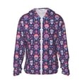 thumbnail image 2 of Lsque leaf flower Skull colorful UPF 50+ Lightweight Sun Protection Men's Women's Long Sleeve Shirt, Hoodie Performance -3X-Large, 2 of 9