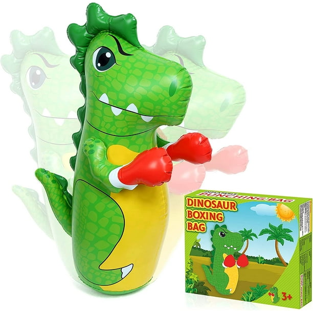 Punching Bag for Kids Inflatable Dinosaur, 47 Inches TRex Dinosaur Bop