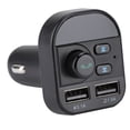 thumbnail image 1 of Reproductor MP3 HD inalámbrico Bluetooth FM para coche, manos libres, cargador con dos puertos USB, 1 of 11