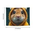 thumbnail image 6 of Uemuo Modern Yellow Sweater Guinea Pig Printed 29x37 Inch Tapestry Wall Hanging – Lightweight & Durable – Perfect for Dorm Decor, Beach Throw, Sofa Cover, Tablecloth, 6 of 8