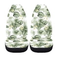 thumbnail image 5 of XYZCANDO Elastic Vehicle Seat Covers Auto Sedan SUV, Anti-Slip Washable Front Seats Protector 2 Pack Polyester Fabric Palm Tree Pattern, 5 of 10