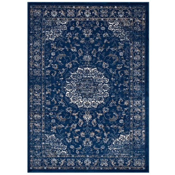 Modway Lilja Distressed Vintage Persian Medallion 8x10 Area Rug in
