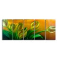 thumbnail image 3 of Metal Artscape MA10029 59 X 24 in. The Boquet 5-Paneled Handmade Metal Wall Art, 3 of 3