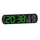 thumbnail image 5 of Reloj despertador digital, reloj de escritorio, práctico, electrónico, inteligente, multiusos. Verde, 5 of 9