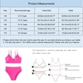 thumbnail image 3 of Swimsuits Girls Swimsuit with Shorts Teen Girl Bathing Suits 2 Piece Girls Bikini for Teen Girls 16-18Years Girl Fashion, 3 of 6