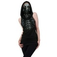 thumbnail image 2 of Sylvamorning T-Shirt Femme Imprimé Squelette Sans Manches à Capuche avec Masque, 2 of 9