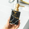 thumbnail image 6 of Joernso 320ML Square Shape Soap Dispenser Non-Slip Ceramic Shampoo Pump Bottle for Home, 6 of 8