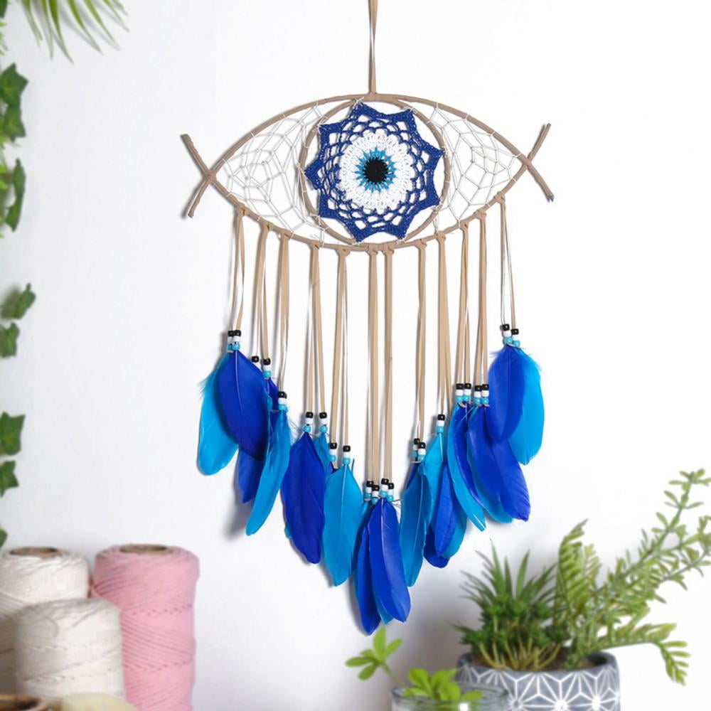 Dream Catcher Kits for Adults Tassel Wall Hanging with Wind Chimes Handmade Dreamcatchers DIY Dreamcatcher Wall Hanging Home Garden Decor Dream Catcher Kit for Kids 1#
