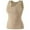 Khaki, variant on YHAJDS Women Fall Winter Sleepwear,Thermal Homewear For Women,Sleepwear With Built In Bra,Ladies Winter Fall Solid Color Seamless Thermal,Fleece Lined Warm Inner Top