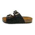 thumbnail image 3 of LAVRA Women's Slide Buckle T-Strap Cork Footbed Platform Flip Flop Shoes Sandals, 3 of 5