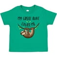 thumbnail image 3 of Inktastic My Great Aunt Loves Me Cute Sloth and Baby Boys or Girls Baby T-Shirt, 3 of 5