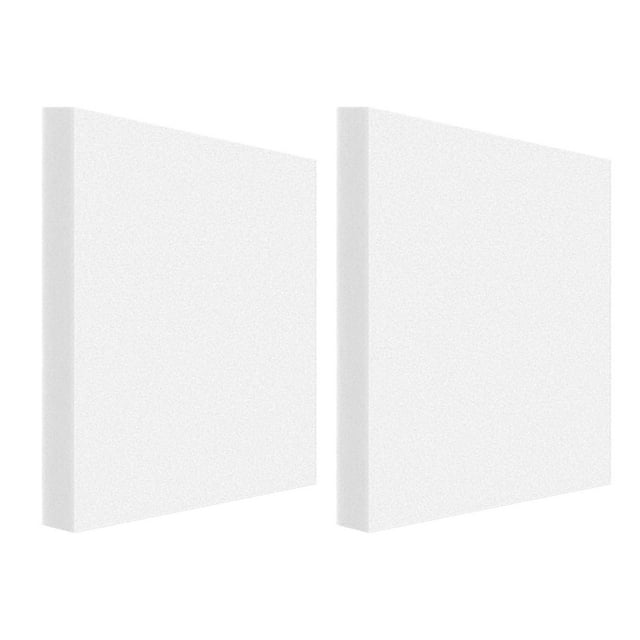 Milaget 2 Pieces Polyurethane Foam Sheets High Density for Architecture Hobby Models White 60x40x3cm
