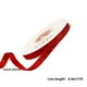 thumbnail image 3 of Fiudx Cinta de Terciopelo Canario, Bordes Alambrados para Hacer Lazos, Color Rojo Brillante, Decoración Navideña Versátil, Envoltura de Regalos, Coronas, Fiestas, 1 Cm X 7 Yardas, 3 of 6