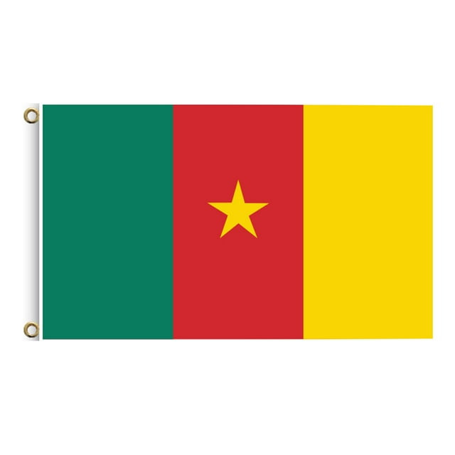 Boovnll Garden Flags, The Flag of The Top 32 of The , The Flag of The, The Decorations for Fans, Cheering Cameroon Flags, Garden Decor, Garden Flags for Outside, Garden Flag