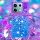 thumbnail image 4 of Funda para Xiaomi Redmi Note 13 5G Brillantina Líquida Divertida Reluciente y con Cristales en Movimiento Cuerpo Cruzado con Cordón Ajustable, 4 of 5