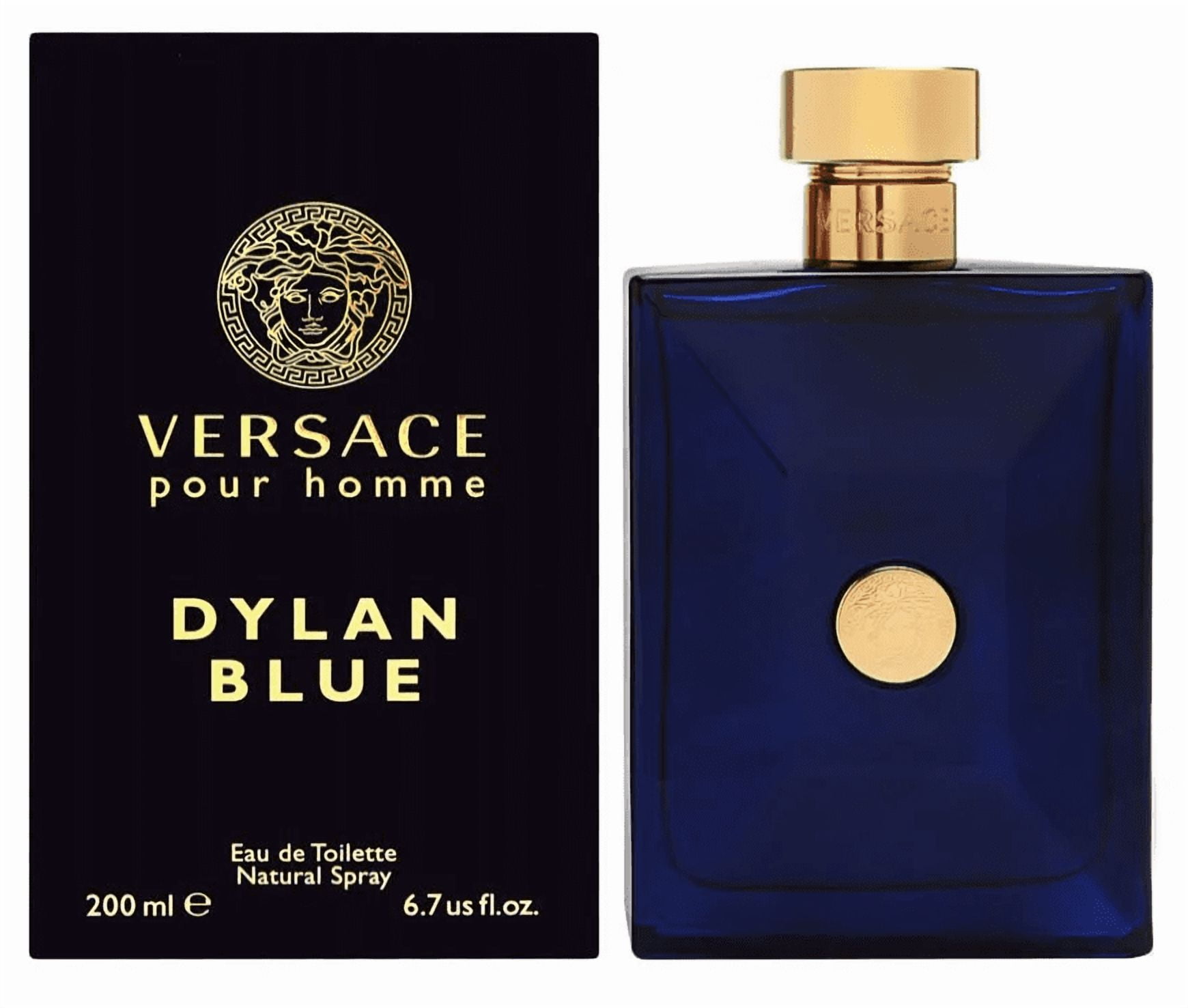 VERSACE Dylan Blue Eau de Toilette30ml×2 Versace Dylan Blue Parfum Spray, Eau de Toilette Cologne for Men